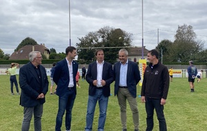 Sur la photo : Daniel Pédaille, Paul Couet-Lannes, Philippe Sella, Michel Macary, Cyril Lascassies