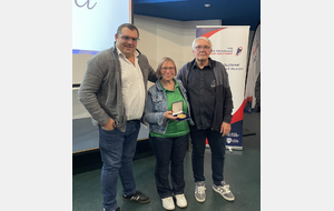 Evelyne Peyrou, médaillée de vermeil