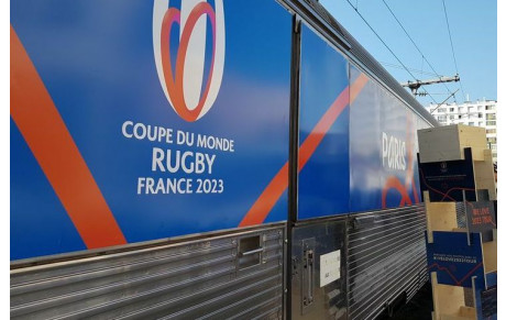 Le Train de la Coupe du Monde à Pau ce mercredi